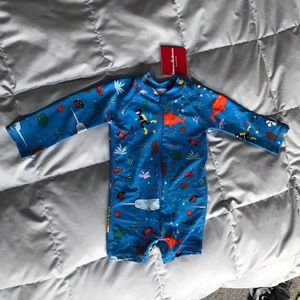 Hanna Andersson Sunblock Swimmy Rash Guard Suit